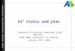 Asian Internet Interconnection Initiatives AI 3 status and plan - Resource Allocation Committee & NOC Meeting - APAN 2003 Conference in Fukuoka January
