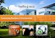 Www.helloeco.com 10/10/2015 Eco-Friendly Economical Business Products & Services Connecting Business & Environment