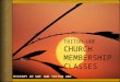 TRITON-UBF CHURCH MEMBERSHIP CLASSES. History of UBF “But you are a chosen people, a royal priesthood, a holy nation, a people belonging to God…” (1 Pe