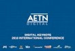 DIGITAL KEYNOTE 2010 INTERNATIONAL CONFERENCE. What is AETN?