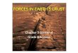 FORCES IN EARTH’S CRUST Chapter 5 Section 4 Grade 8 Science