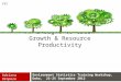 An insight to Green Growth & Resource Productivity Environment Statistics Training Workshop, Doha, 23-25 September 2012 Adriana Oropeza Lliteras VII