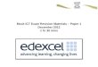 Mock ICT Exam Revision Materials – Paper 1 December 2012 1 hr 30 mins