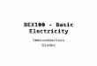 BEX100 - Basic Electricity SemiconductorsDiodes. Unit Objectives: Understanding the materials that make up a basic diodeUnderstanding the materials that