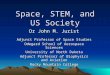 Space, STEM, and US Society Dr John M. Jurist Adjunct Professor of Space Studies Odegard School of Aerospace Sciences University of North Dakota Adjunct