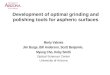 Development of optimal grinding and polishing tools for aspheric surfaces Marty Valente Jim Burge, Bill Anderson, Scott Benjamin, Myung Cho, Koby Smith