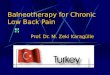 Balneotherapy for Chronic Low Back Pain Prof. Dr. M. Zeki Karagülle