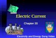 Chapter 20 Electric Current Electricity and Energy Song Video