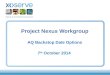 Project Nexus Workgroup AQ Backstop Date Options 7 th October 2014