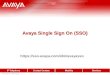 © 2005 Avaya Inc. All rights reserved. Avaya Single Sign On (SSO) 