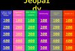 Jeopardy 100 One Sided Limits 500 300 200 400 100 Algebraic Limits 500 300 200 400 100 Limits with Graphs and Tables 500 300 200 400 100 Random Q’s 500