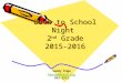 Back to School Night 2 nd Grade 2015-2016 Sandy Enge bkenge@smsd.org 993-2531