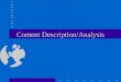 Content Description/Analysis. Content Description Outline (most common form) Narrative Flow Chart