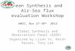 Ocean Synthesis and Air-Sea flux evaluation Workshop Global Synthesis and Observations Panel (GSOP) Organized by Lisan Yu, Keith Haines, Tony Lee WHOI,