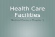 Health Care Facilities Medical Careers Chapter 1