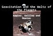 Gravitation and the Waltz of the Planets Kepler, Galileo and Newton