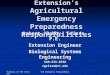 Tutorial on VCE Intranet VCE Emergency Preparedness Virginia Cooperative Extension’s Agricultural Emergency Preparedness Responsibilities Robert “Bobby”