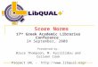 Project URL –  TM Score Norms 17 th Greek Academic Libraries Conference 24 September, 2008 Presented by: Bruce Thompson, M. Kyrillidou