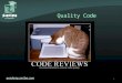 Quality Code academy.zariba.com 1. Lecture Content 1.Software Quality 2.Code Formatting 3.Correct Naming 4.Documentation and Comments 5.Variables, Expressions