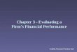 Chapter 3 - Evaluating a Firm’s Financial Performance  2005, Pearson Prentice Hall
