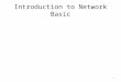 Introduction to Network Basic 1. Agenda – - Internetworking Basic – - OSI Layer – - TCP/IP Model – - IP Addressing – - Subnetting & VLSM – - The Internal