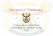 National Treasury Presentation to Portfolio Committee on Finance - 8 May 2001
