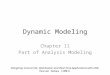Dynamic Modeling Chapter 11 Part of Analysis Modeling Designing Concurrent, Distributed, and Real-Time Applications with UML Hassan Gomaa (2001)