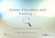 Career Education and Training 1.1.2 Family Economics and Financial Education Take Charge of Your Finances
