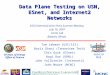 Data Plane Testing on USN, ESnet, and Internet2 Networks Tom Lehman (USC/ISI) Nasir Ghani (Tennessee Tech) Chin Guok (ESnet) Nagi Rao (ORNL) John Vollbrecht