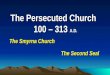 The Persecuted Church 100 – 313 A.D. The Smyrna Church The Second Seal