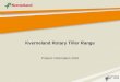 Kverneland Rotary Tiller Range Product Information 2016