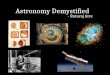 Astronomy Demystified - Ruturaj Atre. Astronomy – the oldest science The origin of physics 1. The earth is round 2. Planets revolve around the Sun 3