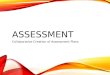 ASSESSMENT Collaborative Creation of Assessment Plans