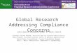 Global Research Addressing Compliance Concerns Johns Hopkins Bloomberg School of Public Health Alexandra Albinak McKeown, Associate Dean for Research Administration