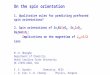 On the spin orientation 1. Qualitative rules for predicting preferred spin orientations? 2. Spin orientations of Sr 3 NiIrO 6, Sr 2 IrO 4, Ba 2 NaOsO 6
