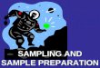 SAMPLING AND SAMPLE PREPARATION. DEFINITION OF PROBLEM SOLUTION TO PROBLEM Information gathering Select analytical technique or method Implement analysis