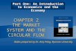 Slides prepared by Dr. Amy Peng, Ryerson University Part One: An Introduction to Economics and the Economy CHAPTER 2 THE MARKET SYSTEM AND THE CIRCULAR