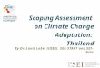 Scoping Assessment on Climate Change Adaptation: Thailand