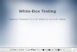 CC20O7N Software Engineering 1 1 White-Box Testing Based on Pressman Ch 17 (5 th edition) or Ch 14 (6 th edition)