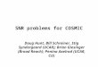 SNR problems for COSMIC Doug Hunt, Bill Schreiner, Stig Syndergaard (UCAR); Brian Giesinger (Broad Reach); Penina Axelrad (UCAR, CU)