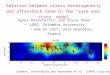 Agnès Helmstetter 1 and Bruce Shaw 2 1,2 LDEO, Columbia University 1 now at LGIT, Univ Grenoble, France Relation between stress heterogeneity and aftershock