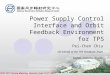 EPICS 2011 Spring Meeting, Hsinchu, June 13-17, 2011 Pei-Chen Chiu On-behalf of the TPS Feedback Team NSRRC, Hsinchu, Taiwan Power Supply Control Interface