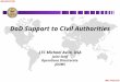 UNCLASSIFIED DoD Support to Civil Authorities LTC Michael Avila, USA Joint Staff Operations Directorate JDOMS