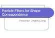 Particle Filters for Shape Correspondence Presenter: Jingting Zeng