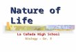 Nature of Life La Cañada High School Biology – Dr. E