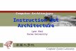 Computer Architecture Instruction Set Architecture Lynn Choi Korea University
