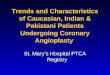 Trends and Characteristics of Caucasian, Indian & Pakistani Patients Undergoing Coronary Angioplasty St. Mary’s Hospital PTCA Registry