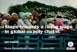 Steps towards a living wage in global supply chains KEY POINTS Rachel Wilshaw/Bryony TimmsJanuary 2015
