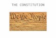 THE CONSTITUTION. How The Constitution Is Set Up The Constitution is divided into: – Articles – Sections – Clauses – Amendments