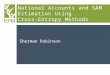 National Accounts and SAM Estimation Using Cross-Entropy Methods Sherman Robinson